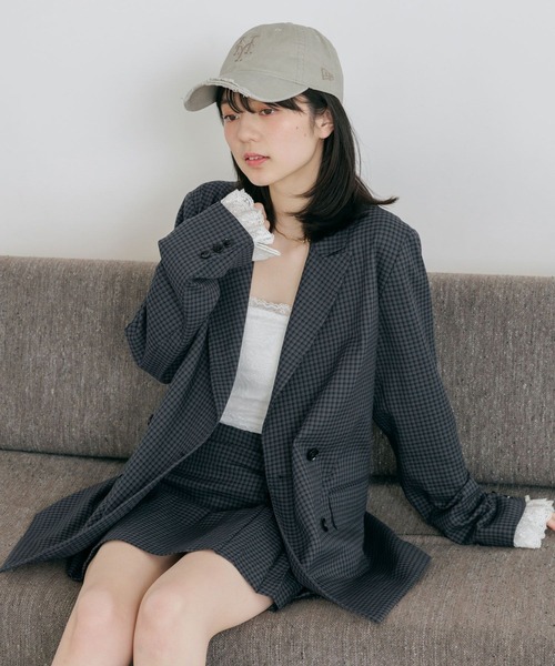 Heather（ヘザー）の「サイドプリーツミニスカート　652974（スカート・レディース・グレー/グレー系その他/ベージュ系その他/キャメル・S/M）」の12枚目の写真