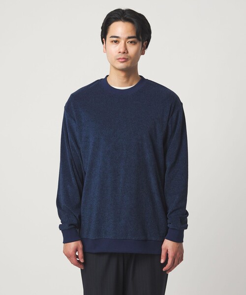 green label relaxing（グリーンレーベルリラクシング）の「メランジ パイル クルーネック カットソー（Tシャツ/カットソー・メンズ・ネイビー/ダークグレー/ライトグレー・L/S/XL/M）」の13枚目の写真