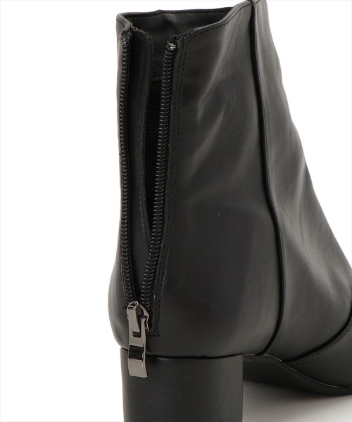 WILLSELECTION（ウィルセレクション）の「フロントリボンショートブーツ（ブーツ・レディース・アイボリー/ブラック・SMALL/LARGE/MEDIUM）」の9枚目の写真