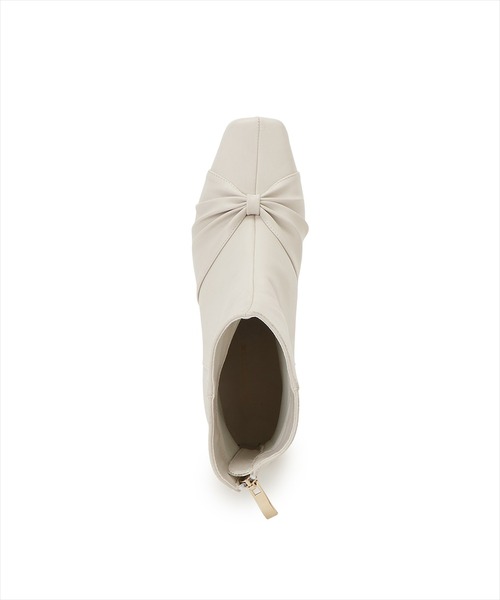 WILLSELECTION（ウィルセレクション）の「フロントリボンショートブーツ（ブーツ・レディース・アイボリー/ブラック・SMALL/LARGE/MEDIUM）」の14枚目の写真