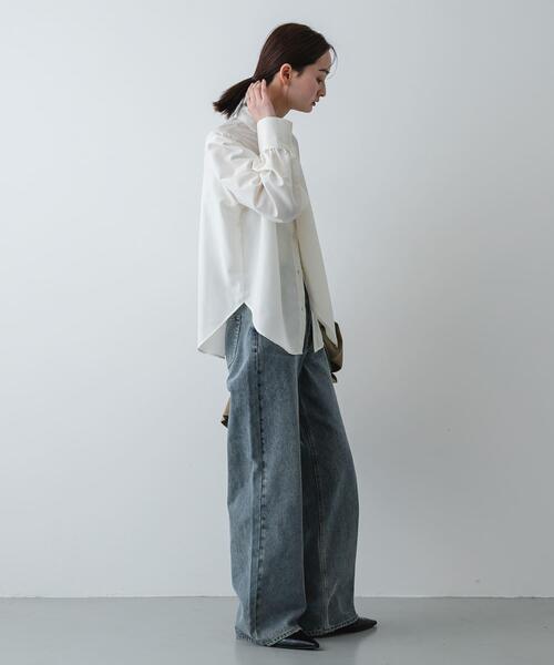 SENSE OF PLACE by URBAN RESEARCH（センスオブプレイスバイアーバンリサーチ）の「『イージーケア』ボウタイリボンブラウス（シャツ/ブラウス・レディース・アイボリー/ピンク系その他/ブルー系その他・ONE）」の10枚目の写真