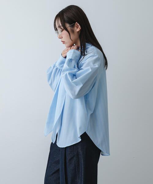 SENSE OF PLACE by URBAN RESEARCH（センスオブプレイスバイアーバンリサーチ）の「『イージーケア』ボウタイリボンブラウス（シャツ/ブラウス・レディース・アイボリー/ピンク系その他/ブルー系その他・ONE）」の14枚目の写真