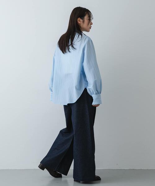 SENSE OF PLACE by URBAN RESEARCH（センスオブプレイスバイアーバンリサーチ）の「『イージーケア』ボウタイリボンブラウス（シャツ/ブラウス・レディース・アイボリー/ピンク系その他/ブルー系その他・ONE）」の17枚目の写真