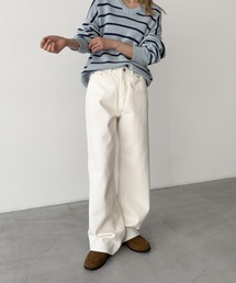 CANAL JEAN | MAYSEVEN　コットンストレートパンツ(その他パンツ)