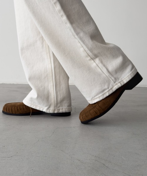 CANAL JEAN（キャナルジーン）の「MAYSEVEN　コットンストレートパンツ（その他パンツ・レディース・アイボリー・SMALL/MEDIUM）」の11枚目の写真