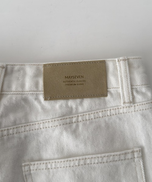 CANAL JEAN（キャナルジーン）の「MAYSEVEN　コットンストレートパンツ（その他パンツ・レディース・アイボリー・SMALL/MEDIUM）」の13枚目の写真