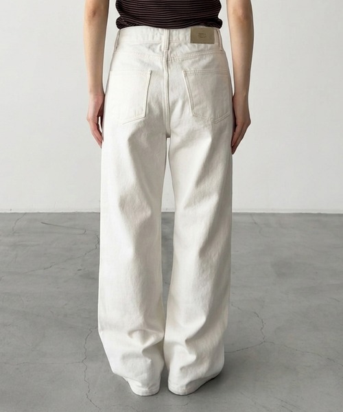 CANAL JEAN（キャナルジーン）の「MAYSEVEN　コットンストレートパンツ（その他パンツ・レディース・アイボリー・SMALL/MEDIUM）」の11枚目の写真