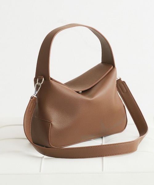 selle glant（セレグランテ）の「2WAY DESIGN HAND BAG/2WAYデザインハンドバッグ（ハンドバッグ・メンズ・ダークブラウン/ブラック/グレイッシュベージュ・ONESIZE）」の2枚目の写真