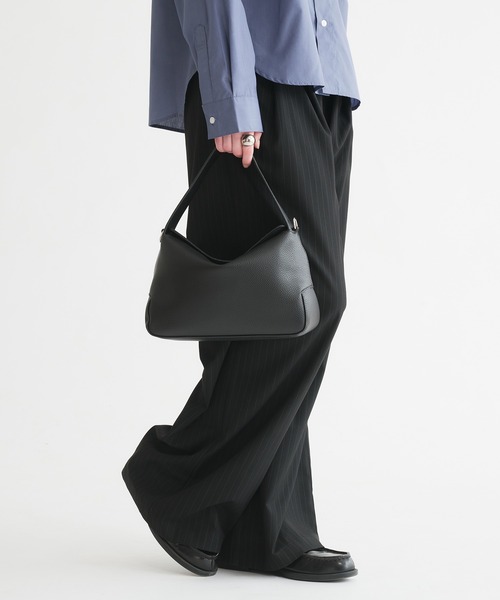 selle glant（セレグランテ）の「2WAY DESIGN HAND BAG/2WAYデザインハンドバッグ（ハンドバッグ・メンズ・ダークブラウン/ブラック/グレイッシュベージュ・ONESIZE）」の5枚目の写真