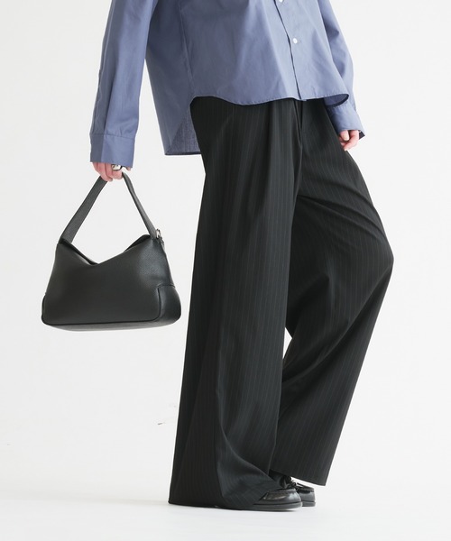 selle glant（セレグランテ）の「2WAY DESIGN HAND BAG/2WAYデザインハンドバッグ（ハンドバッグ・メンズ・ダークブラウン/ブラック/グレイッシュベージュ・ONESIZE）」の6枚目の写真