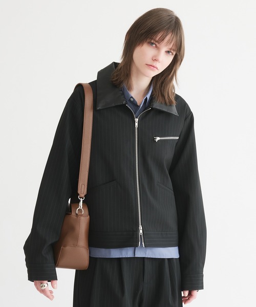 selle glant（セレグランテ）の「2WAY DESIGN HAND BAG/2WAYデザインハンドバッグ（ハンドバッグ・メンズ・ダークブラウン/ブラック/グレイッシュベージュ・ONESIZE）」の19枚目の写真