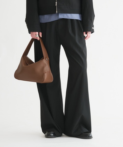 selle glant（セレグランテ）の「2WAY DESIGN HAND BAG/2WAYデザインハンドバッグ（ハンドバッグ・メンズ・ダークブラウン/ブラック/グレイッシュベージュ・ONESIZE）」の17枚目の写真