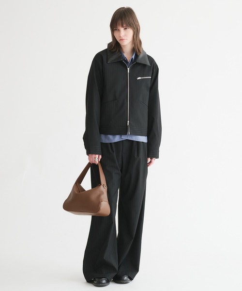 selle glant（セレグランテ）の「2WAY DESIGN HAND BAG/2WAYデザインハンドバッグ（ハンドバッグ・メンズ・ダークブラウン/ブラック/グレイッシュベージュ・ONESIZE）」の20枚目の写真