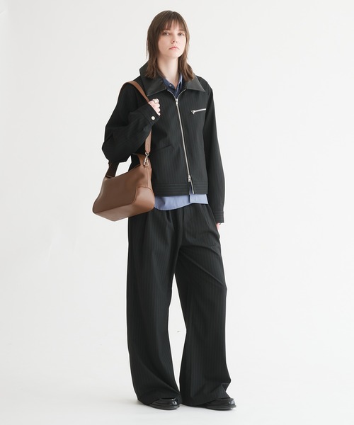 selle glant（セレグランテ）の「2WAY DESIGN HAND BAG/2WAYデザインハンドバッグ（ハンドバッグ・メンズ・ダークブラウン/ブラック/グレイッシュベージュ・ONESIZE）」の22枚目の写真