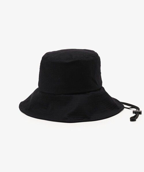 Afternoon Tea（アフタヌーンティー）の「ツバ広UVバケットハット（ハット・レディース・ベージュ/ブラック/アイボリー・ONE SIZE）」の7枚目の写真