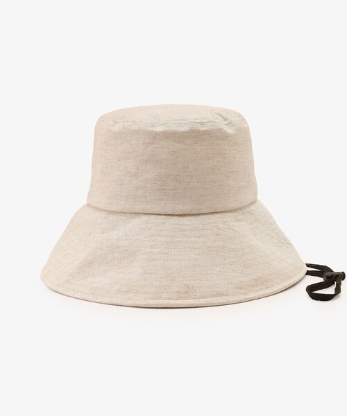 Afternoon Tea（アフタヌーンティー）の「ツバ広UVバケットハット（ハット・レディース・ベージュ/ブラック/アイボリー・ONE SIZE）」の12枚目の写真