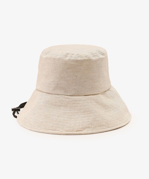 Afternoon Tea（アフタヌーンティー）の「ツバ広UVバケットハット（ハット・レディース・ベージュ/ブラック/アイボリー・ONE SIZE）」の13枚目の写真
