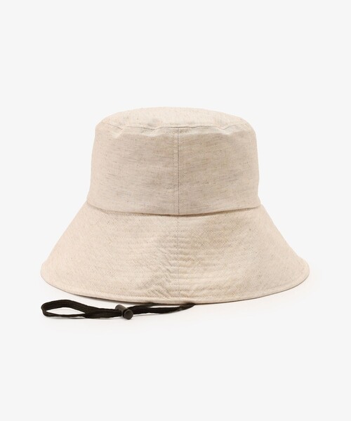 Afternoon Tea（アフタヌーンティー）の「ツバ広UVバケットハット（ハット・レディース・ベージュ/ブラック/アイボリー・ONE SIZE）」の14枚目の写真