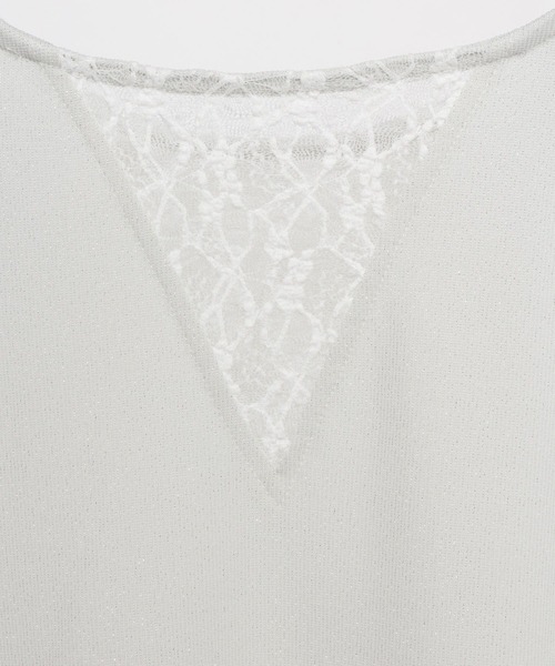 HARE（ハレ）の「2WAYラメシアーレースキリカエカットソー(HARE)（Tシャツ/カットソー・レディース・ホワイト/ブルー/ブラック・FREE）」の18枚目の写真