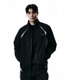 CONTRAST REFLECTIVE JACKET-[BLACK]