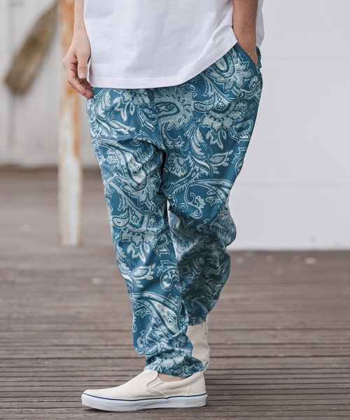 CAMBIO（カンビオ）の「mp14675-Lightweight Fabric Classic Paisley Balloon Pants バルーンパンツ(CAM26SS-016)（その他パンツ・メンズ・ブラック/ブルー/チャコール・L/M/S）」の3枚目の写真
