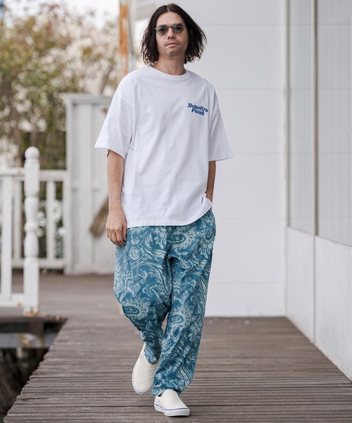 CAMBIO（カンビオ）の「mp14675-Lightweight Fabric Classic Paisley Balloon Pants バルーンパンツ(CAM26SS-016)（その他パンツ・メンズ・ブラック/ブルー/チャコール・L/M/S）」の7枚目の写真