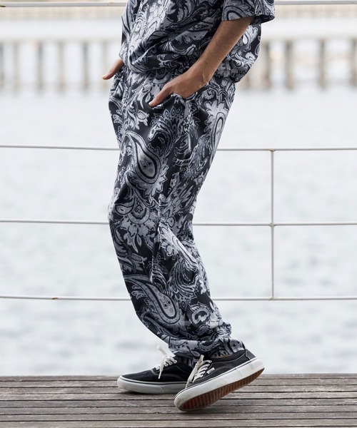 CAMBIO（カンビオ）の「mp14675-Lightweight Fabric Classic Paisley Balloon Pants バルーンパンツ(CAM26SS-016)（その他パンツ・メンズ・ブラック/ブルー/チャコール・L/M/S）」の18枚目の写真
