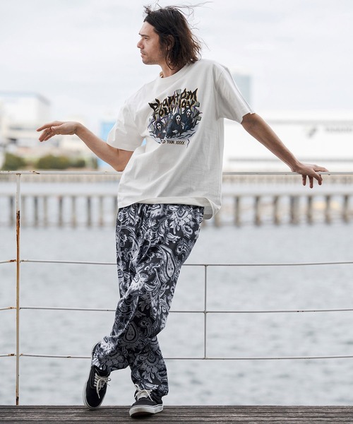 mp14675-Lightweight Fabric Classic Paisley Balloon Pants バルーン
