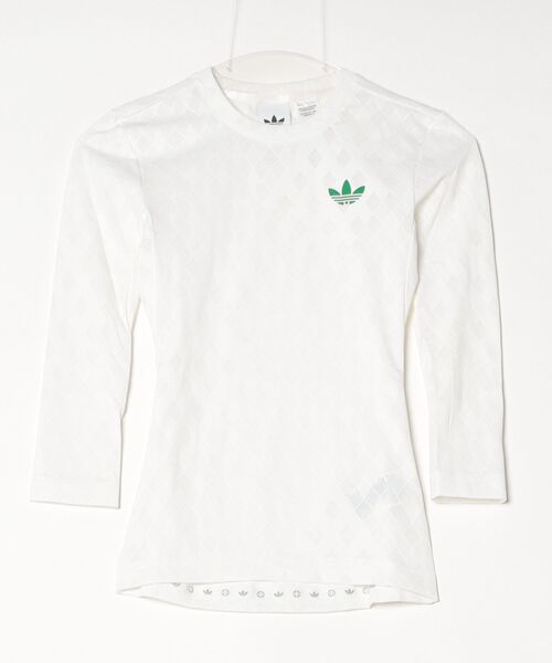 adidas(アディダス)の「テニス プロ クライマクール 7分袖Tシャツ / ロンT / アディダス adidas(Tシャツ/カットソー・レディース・ホワイト・LARGE/MEDIUM/SMALL/X-LARGE)」の3枚目の写真