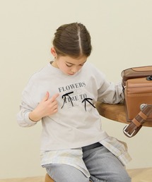 GLOBAL WORK（グローバルワーク）の「ヘビロッTEEモチーフ長袖/637987（Tシャツ/カットソー）」