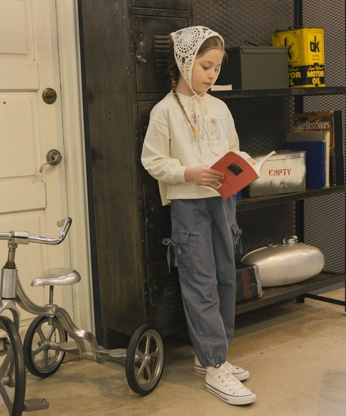 GLOBAL WORK（グローバルワーク）の「ヘビロッTEEモチーフ長袖/637987（Tシャツ/カットソー・キッズ・イエロー/グレー系その他3/ライトブルー/ホワイト系その他2/チャコールグレー・140cm/150cm/130cm/160cm）」の22枚目の写真