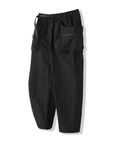 MODERMENT（モダーメント）の「[ナイロン] ベルト付きテックカーゴストリングパンツ [ブラック]（スウェットパンツ・レディース・その他・LARGE/MEDIUM/X-LARGE）」の5枚目の写真