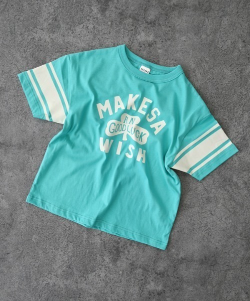 jeans-b 2nd（ジーンズベーセカンド）の「Jeans-b 2nd/ジーンズベーセカンド WISH Tシャツ フリーサイズ（Tシャツ/カットソー・メンズ・オフホワイト/ブルー・F）」の2枚目の写真