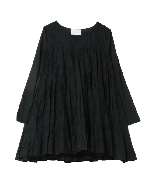 merlette(マーレット)の「Merlette / SOLIS(コットンロングスリーブカラーワンピース)(ワンピース・レディース・イエロー/ブラック・34)」の2枚目の写真