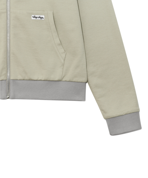 THECOLDESTMOMENT(ザコールデストモーメント)の「TCM reversible stripe hooded zip-up (beige)(パーカー・レディース・その他・SMALL/MEDIUM/LARGE)」の7枚目の写真