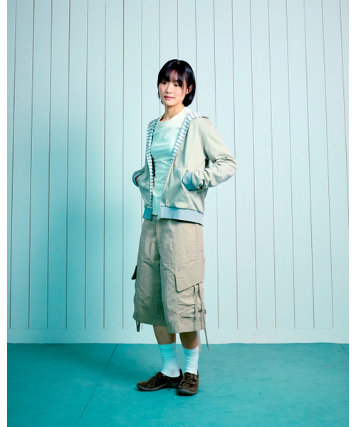 THECOLDESTMOMENT(ザコールデストモーメント)の「TCM reversible stripe hooded zip-up (beige)(パーカー・レディース・その他・SMALL/MEDIUM/LARGE)」の11枚目の写真