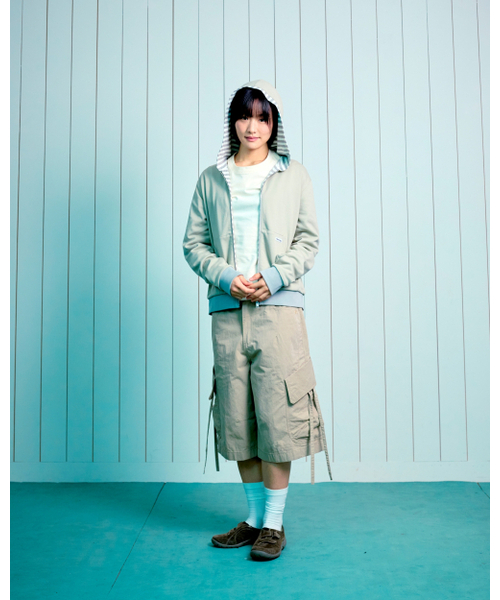 THECOLDESTMOMENT(ザコールデストモーメント)の「TCM reversible stripe hooded zip-up (beige)(パーカー・レディース・その他・SMALL/MEDIUM/LARGE)」の12枚目の写真