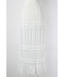 STRAIGHT PLEATS SKIRT