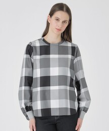 BLUE LABEL CRESTBRIDGE | 【一部店舗限定】クレストブリッジチェックライトクロッシングツイルブラウス(シャツ/ブラウス)