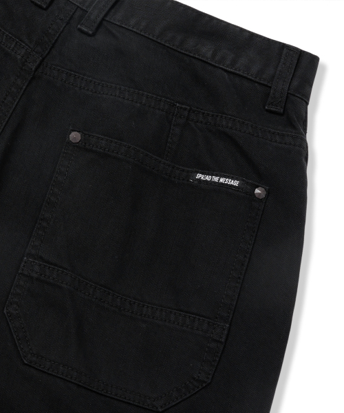BROWNBREATH（ブラウンブレス）の「CURVED DENIM PANTS - BLACK（デニムパンツ・レディース・その他・S/M/L/XL）」の6枚目の写真
