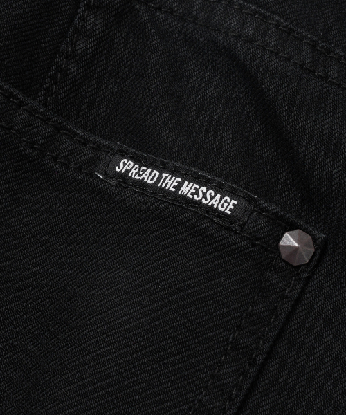 BROWNBREATH（ブラウンブレス）の「CURVED DENIM PANTS - BLACK（デニムパンツ・レディース・その他・S/M/L/XL）」の7枚目の写真