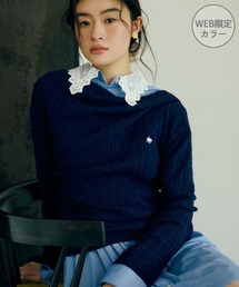 POLO BCS（ポロ ビーシーエス）の「【POLO BCS】ケーブルドレープトップス/WEB限定カラー（ニット/セーター）」