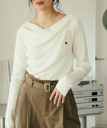 POLO BCS | 【POLO BCS】ケーブルドレープトップス/WEB限定カラー(ニット/セーター)