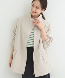 SHOO・LA・RUE | 【防花粉/S-LL】女性らしさあふれる 軽やかスタンドブルゾン(ブルゾン)