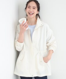 SHOO・LA・RUE | 【防花粉/S-LL】女性らしさあふれる 軽やかスタンドブルゾン(ブルゾン)