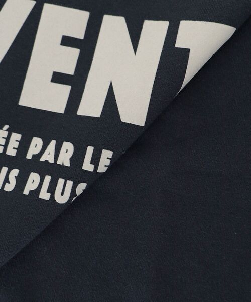 le.coeur blanc(ルクールブラン)の「フロッキーミニ裏毛ロゴプルオーバー(Tシャツ/カットソー・レディース・グレー/ネイビー・38)」の12枚目の写真