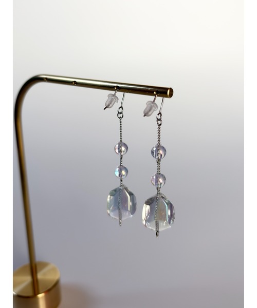tone(トーン)の「【TOMEI LAB】ニュアンス チェーン ピアス(MA)(ピアス(両耳用)・レディース・その他・FREE)」の4枚目の写真