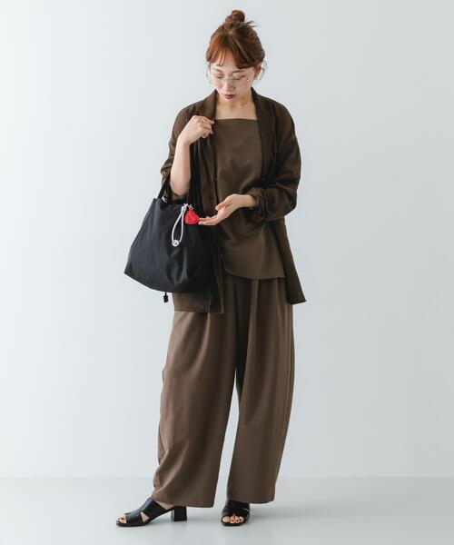 RODE SKO（ロデスコ）の「ウォーターレペレントミニショルダー（ショルダーバッグ・レディース・ライトグレー/ベージュ/ブラック/グレー・ONE）」の12枚目の写真