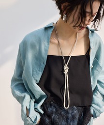 BARNYARDSTORM（バンヤードストーム）の「BARNYARDSTORM / 6mm貝パールコンビネックレス（ネックレス）」