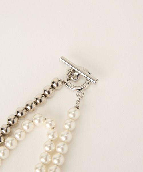 BARNYARDSTORM（バンヤードストーム）の「BARNYARDSTORM / 6mm貝パールコンビネックレス（ネックレス・レディース・その他1/その他2・FREE）」の11枚目の写真